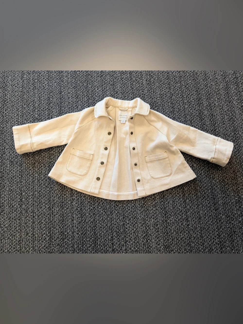 Janie and Jack Cream Toddler Jacket